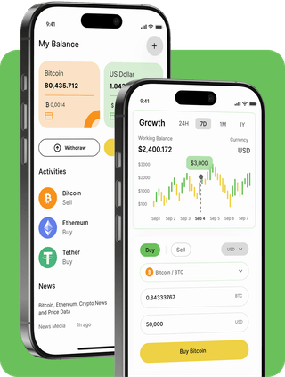Royale Randivo interface de plateforme de trading avec données de marché en direct